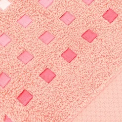 Drap de douche 70x140 cm coton 550g/m2 PURE PRIMAVERA rose Saumon