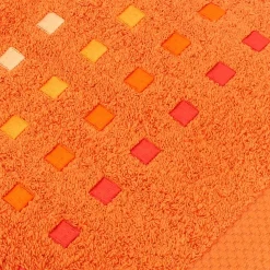 Drap de douche 70x140 cm coton 550g/m2 PURE PRIMAVERA Orange Butane