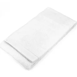 Drap de douche 70x140 cm coton peigné ALBA blanc