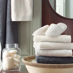 Drap de douche 70x140 cm coton peigné ALBA blanc