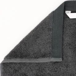Drap de douche 70x140 cm coton peigné ALBA anthracite