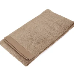 Drap de douche 70x140 cm coton peigné ALBA taupe