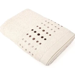 Drap de douche 70x140 cm coton 550g/m2 PURE POINTS Beige