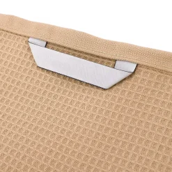Drap de douche 70x140 cm nid d'abeille PURE WAFFLE 300 g/m² beige