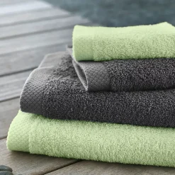 Drap de douche 70x140 cm PURE vert Pomme 550g/m2