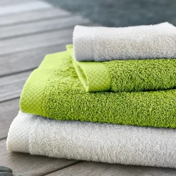 Drap de douche 70x180 cm PURE Pistache 550g/m2