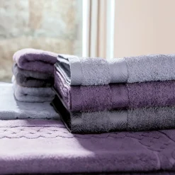 Drap de douche 70x140 cm ROYAL CRESENT Prune 650g/m2
