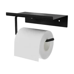 Dérouleur de papier toilette Kina Noir GoodHome