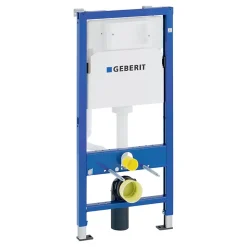 Duofix pack WC bâti-support UP100 + WC suspendu sans bride Ceramia avec abattant SoftClose + plaque noir (GEBCEPXWT09-FR)