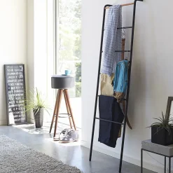 Echelle porte serviettes avec 6 barreaux - H160 cm