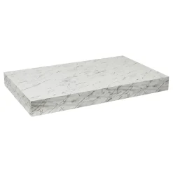 Egger Naturel plan vasque 123,5x8x50 cm, blanc effet marbre (DO12050MCB)