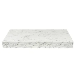 Egger Naturel plan vasque 83,5x8x50 cm, blanc effet marbre (DO8050MCB)