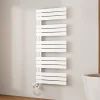 EMKE Radiateur Sèche-Serviettes Électrique 1320x600 mm, Blanc 800W, WiFi, Modes Intelligents, Détection Fenêtre