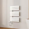 EMKE Radiateur Sèche-Serviettes Électrique 762x500 mm, Blanc 400W, WiFi, Modes Intelligents, Détection Fenêtre