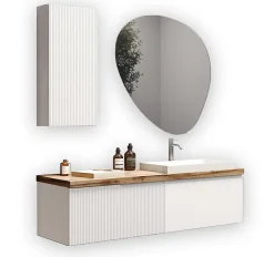 Ensemble 6 pieces VENERE blanc mat