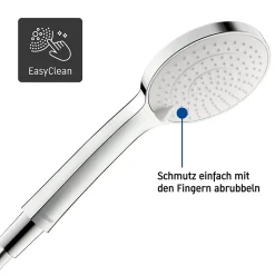 Ensemble Colonne de douche métal Barre de douche avec flexible 1,6m et douchette chrome - 70x2x7cm - Chrome