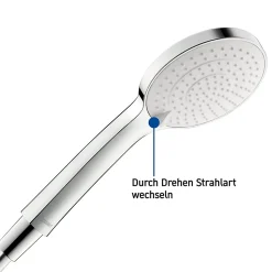 Ensemble Colonne de douche métal Barre de douche avec flexible 1,6m et douchette chrome - 70x2x7cm - Chrome