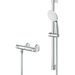 Ensemble de douche avec mitigeur thermostatique - Grohe - Grohtherm 500 - Tempesta
