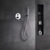 Ensemble de douche CURVED à encastrer - mitigeur monocommande Chromé BrillantChroméNoir matCanon de fusilOr brosséOr rose brossé