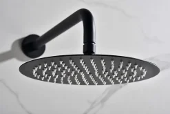 Ensemble de douche CURVED à encastrer - Thermostatique Noir (mat)ChroméNoir matCanon de fusilOr brosséOr rose brossé Ensemble enc