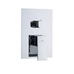 Ensemble de douche encastré mécanique 2 voies SKY BATH chromé Inox S304 série DREAM