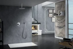Ensemble de douche STICK à encastrer - mitigeur monocommande Chromé Brillant Ensemble encastré douchette + tête de douche