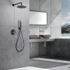 Ensemble de douche TOUCHER à encastrer - Mitigeur thermostatique Canon de fusil Ensemble encastré douchette + tête de douche