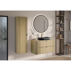 Ensemble de salle de bain KORI : meuble sous vasque 100cm et plan vasque
