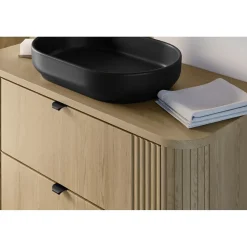 Ensemble de salle de bain KORI : meuble sous vasque 100cm et plan vasque