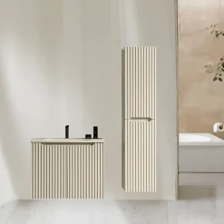 Ensemble de salle de bain 80 cm amande Aquavenus