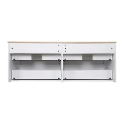 Ensemble double vasque suspendu SORRENTO 120cm