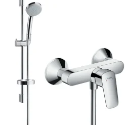 Ensemble douche HANGROHE Croma Vario + Mitigeur mécanique Logis