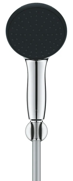 Ensemble douchette 1 jet + support + flexible chrome, Grohe Vitalio Start 100