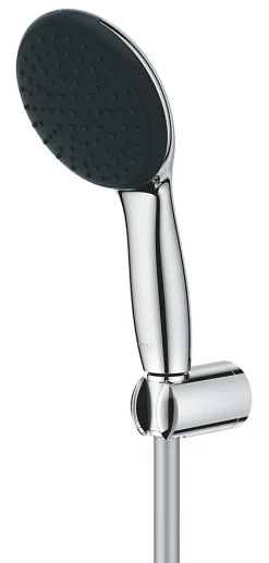 Ensemble douchette 1 jet + support + flexible chrome, Grohe Vitalio Start 100