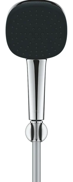 Ensemble douchette 2 jets + support + flexible chrome, Grohe Vitalio Comfort 100