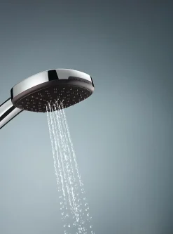Ensemble douchette 2 jets + support + flexible chrome, Grohe Vitalio Comfort 100