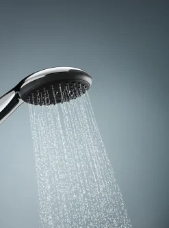 Ensemble douchette 3 jets + flexible + barre chrome, Grohe Vitalio Start 100
