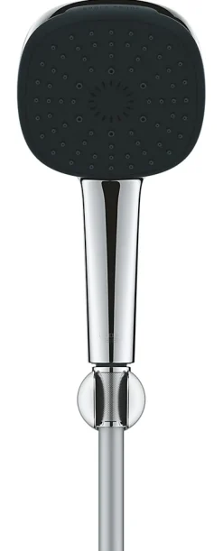 Ensemble douchette 3 jets + support + flexible chrome, Grohe Vitalio 100