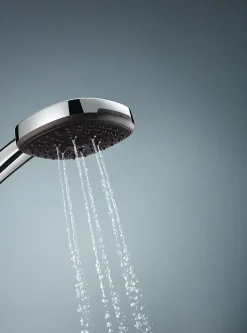Ensemble douchette 3 jets + support + flexible chrome, Grohe Vitalio 100