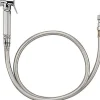 Ensemble douchette WC en laiton, support, robinet et flexible PVC Noyon et Thiebault