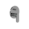 Ensemble Externe Encastrable Pour Douche Universelle 2 Voies, Plaque + Levier + Déviateur Amalfi
