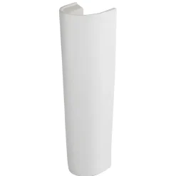 Ensemble lavabo et colonne en céramique blanc Cavally GoodHome