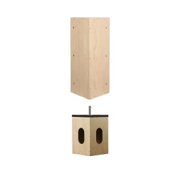 Ensemble lave-mains angle SKINO avec robinet et armoire