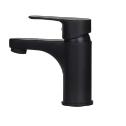 Ensemble lave-mains angle SKINO avec robinet et armoire