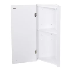 Ensemble lave-mains d'angle SKINO + vasque + armoire de toilette