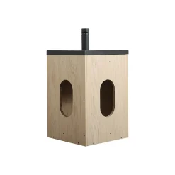 Ensemble lave-mains d'angle suspendu SKINO avec robinet noir