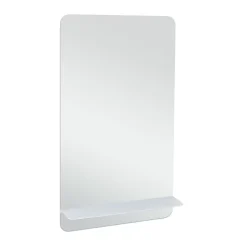 Ensemble lave-mains HAMPTON avec rangement latéral et miroir tablette