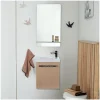 Ensemble lave-mains suspendu NEVADA avec robinet et miroir