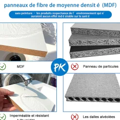 Ensemble meuble 100 cm anthracite avec 2 tiroirs, lavabo céramique + Miroir Bluetooth tricolore + 2 colonnes hautes, suspendu