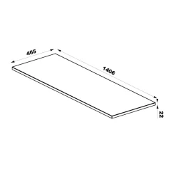 Ensemble meuble double vasque 140cm 2 niches et colonne Tao Bois